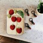 Raspberry Heirloom Notions Tin