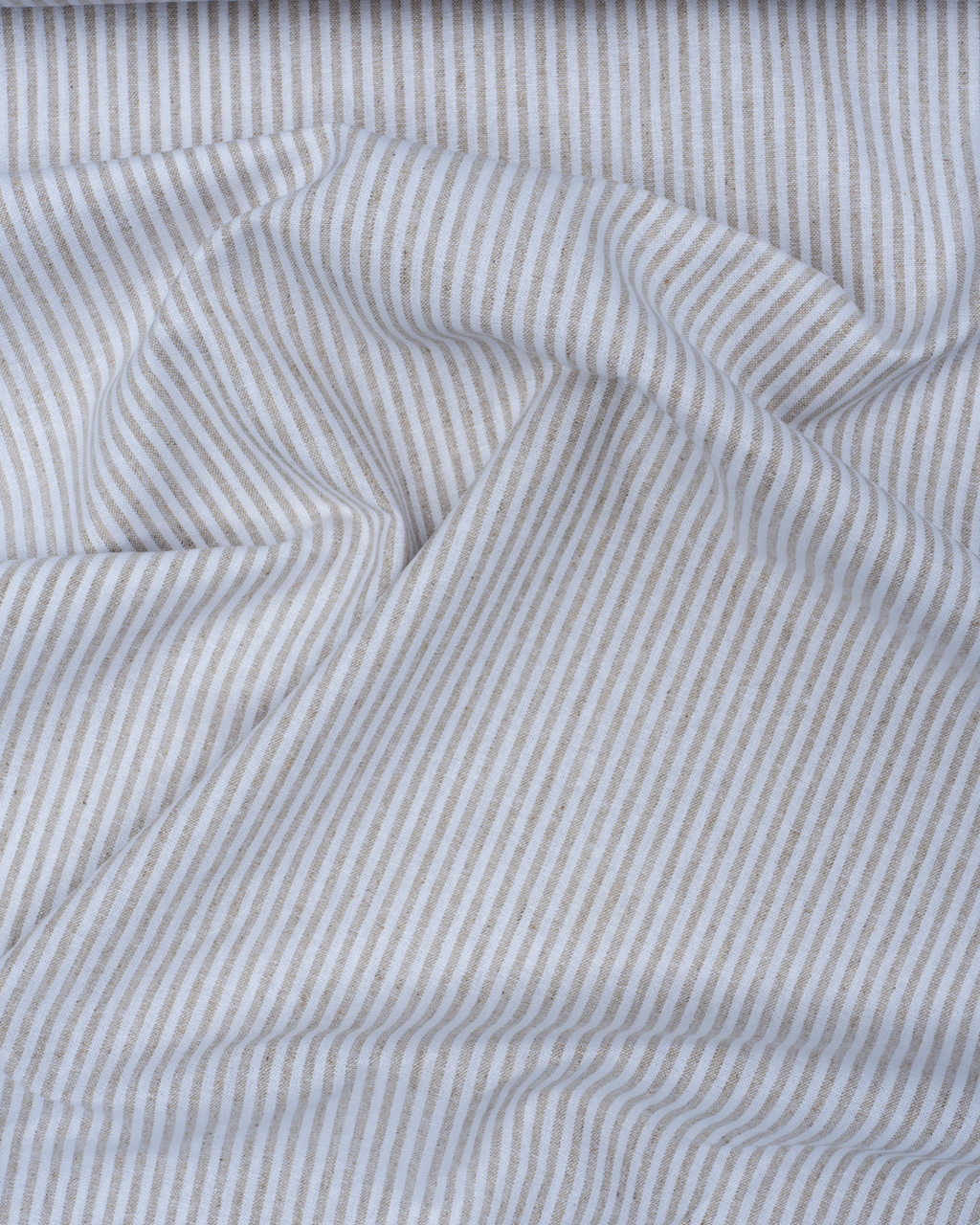 Natural Stripe ~ Essex Yarn Dyed Classic Woven