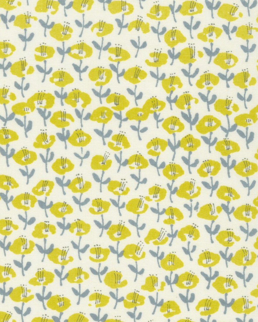 Lemon ~ Le Midi Lawn Floral