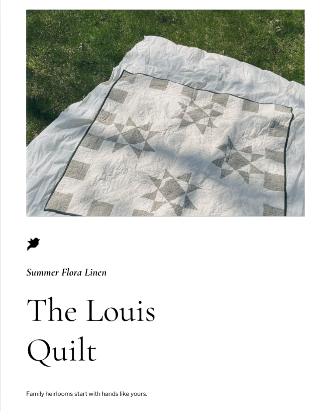 The Louis Quilt Pattern