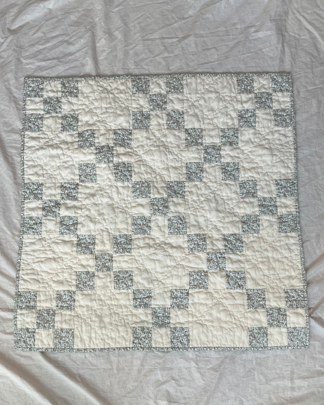 Sage Mini Floral Heirloom Quilt
