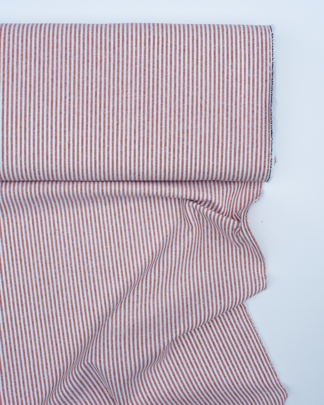 Strawberry Stripe ~ Essex Yarn Dyed Classic Woven