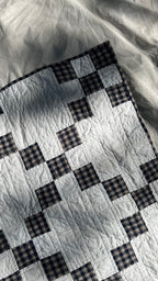 Blue Gingham Heirloom Quilt