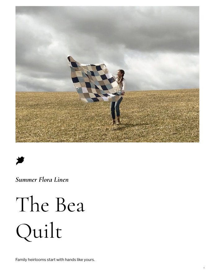 The Bea Quilt Pattern